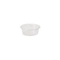 rPET-Feinkostbecher, 80 ml, Ø75 mm, Transparent