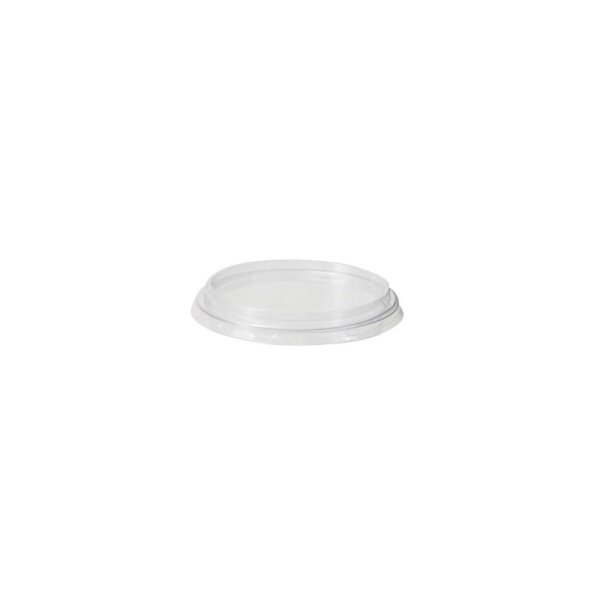 rPET-Deckel, Ø75mm, Transparent