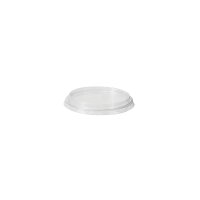 rPET-Deckel, Ø75mm, Transparent