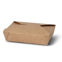 BIO Karton-Menübox, Bio-Beschichtung, 1100ml,...