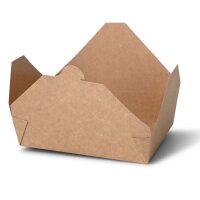 BIO Karton-Menübox, Bio-Beschichtung, 1100ml,...
