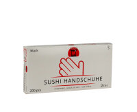 TPE Sushihandschuhe, Schwarz S