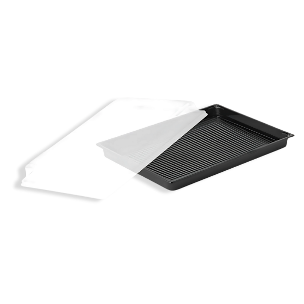 PET Sushi-Box XL (413), schwarz