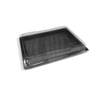 PET Sushi-Box M (411), schwarz