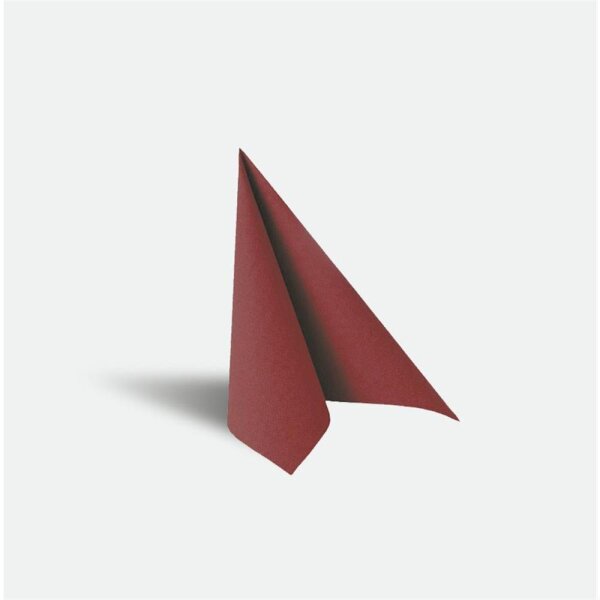 Servietten 40x40cm, 3-lagig, 1/4 Falz, Bordeaux