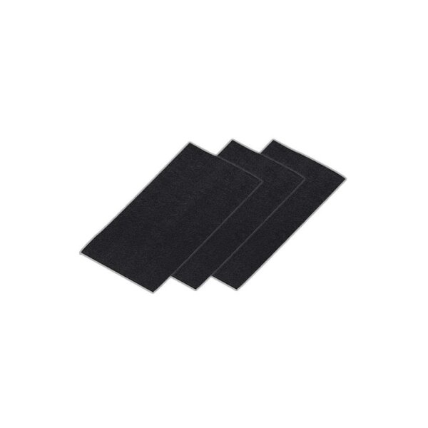 Servietten 40x40cm, 3-lagig, 1/8 Falz, Schwarz