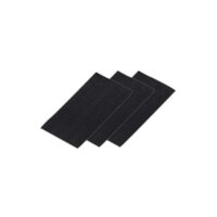 Servietten 40x40cm, 3-lagig, 1/8 Falz, Schwarz