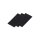 Servietten 40x40cm, 3-lagig, 1/8 Falz, Schwarz