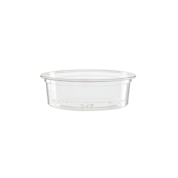 BIO PLA-Dressingbecher, 50ml, Ø76mm, Transparent