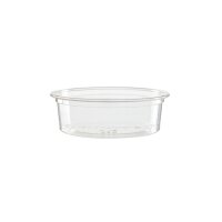 BIO PLA-Dressingbecher, 50ml, Ø76mm, Transparent