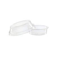 BIO PLA-Dressingbecher, 50ml, Ø76mm, Transparent