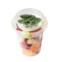 BIO PLA-Dressingbecher, 50ml, Ø76mm, Transparent