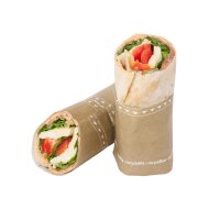 Papier-Snacktasche, braun, 105x305mm