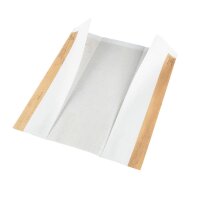 Papier-Snacktasche, braun, 105x305mm