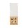 Papier-Snack-Banderole, Klebepunkt, braun, 300x40mm