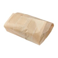 Burger-Taschen, Papier, Klebeverschluss, braun, 150x165x247mm