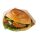 Burger-Taschen, Papier, Klebeverschluss, braun, 150x165x247mm