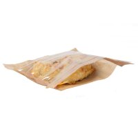 Snacktaschen, Papier, braun, 175x200x200mm