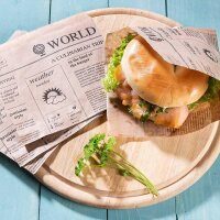 Snacktaschen, Papier, Motiv " Newsletter",...