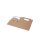 Karton-Gebäckbox, Tragegriff, faltbar, 200x130x90mm, Kraft-Braun