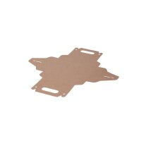 Karton-Gebäckbox, Tragegriff, faltbar, 180x110x90mm,...