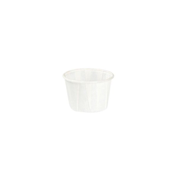 Papier-Portionsbecher, 30ml, Ø40mm, Weiß