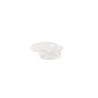 BIO PLA-Dressingbecher, 60ml, Ø70mm, Transparent