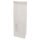 Papier-Blockbodenbeutel, PLA-Sichtfenster, Clipband, PP-Innenbeschichtung, 90x45x260mm, weiß