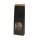 Papier-Blockbodenbeutel, PLA-Sichtfenster, Clipband, PP-Innenbeschichtung, 90x45x260mm, schwarz