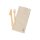 Besteck-Serviette, 2-lagig, 1/4 Falz, Kraft-Braun