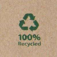 Servietten 32x32cm, 1-lagig, 1/8 Falz, Kraft-Braun