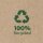 Servietten 32x32cm, 1-lagig, 1/8 Falz, Kraft-Braun