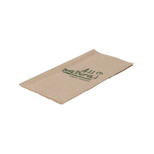 Servietten 33x33cm, 2-lagig, 1/8 Falz, Motiv, All Natural