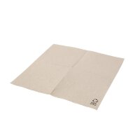 Servietten 20x20cm, 2-lagig, 1/4 Falz, Kraft-Braun