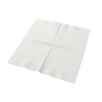 Servietten 24x24cm, 2-lagig, 1/4 Falz, Weiß