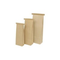 BIO Papier-Blockbodenbeutel, PP-Innenbeschichtung,...