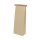 BIO Papier-Blockbodenbeutel, PP-Innenbeschichtung, 125x75x325mm, braun