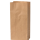 BIO Papier-Blockbodenbeutel, 95x60x160mm, braun