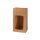 BIO Papier-Blockbodenbeutel, PLA-Sichtfenster, 100x60x197mm, braun