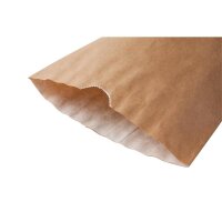 Papier-Hähnchenbeutel, braun, 2-lagig, 165x60x260mm