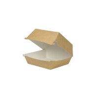BIO Papp-Burger-Box, 110x110x80mm, kraftbraun