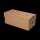 BIO Papp-Doppel-Burger-Box, faltbar, 244x122x102mm, kraftbraun