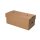BIO Papp-Doppel-Burger-Box, faltbar, 244x122x102mm, kraftbraun