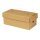 BIO Papp-Doppel-Burger-Box, faltbar, 244x122x102mm, kraftbraun