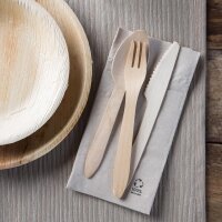 BIO Holz-Gabel, BIO Beschichtung, 180mm