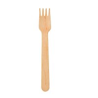 BIO Holz-Kuchen-Gabel, BIO Beschichtung, 140mm