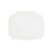 BIO PLA-Feinkostbecher mit Klappdeckel, 500ml, Transparent