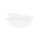BIO PLA-Feinkostbecher mit Klappdeckel, 750ml, Transparent