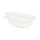 BIO PLA-Feinkostbecher mit Klappdeckel, 1000ml, Transparent