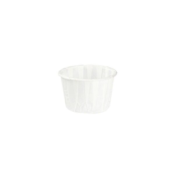Papier-Portionsbecher, 60ml, Ø55mm, Weiß